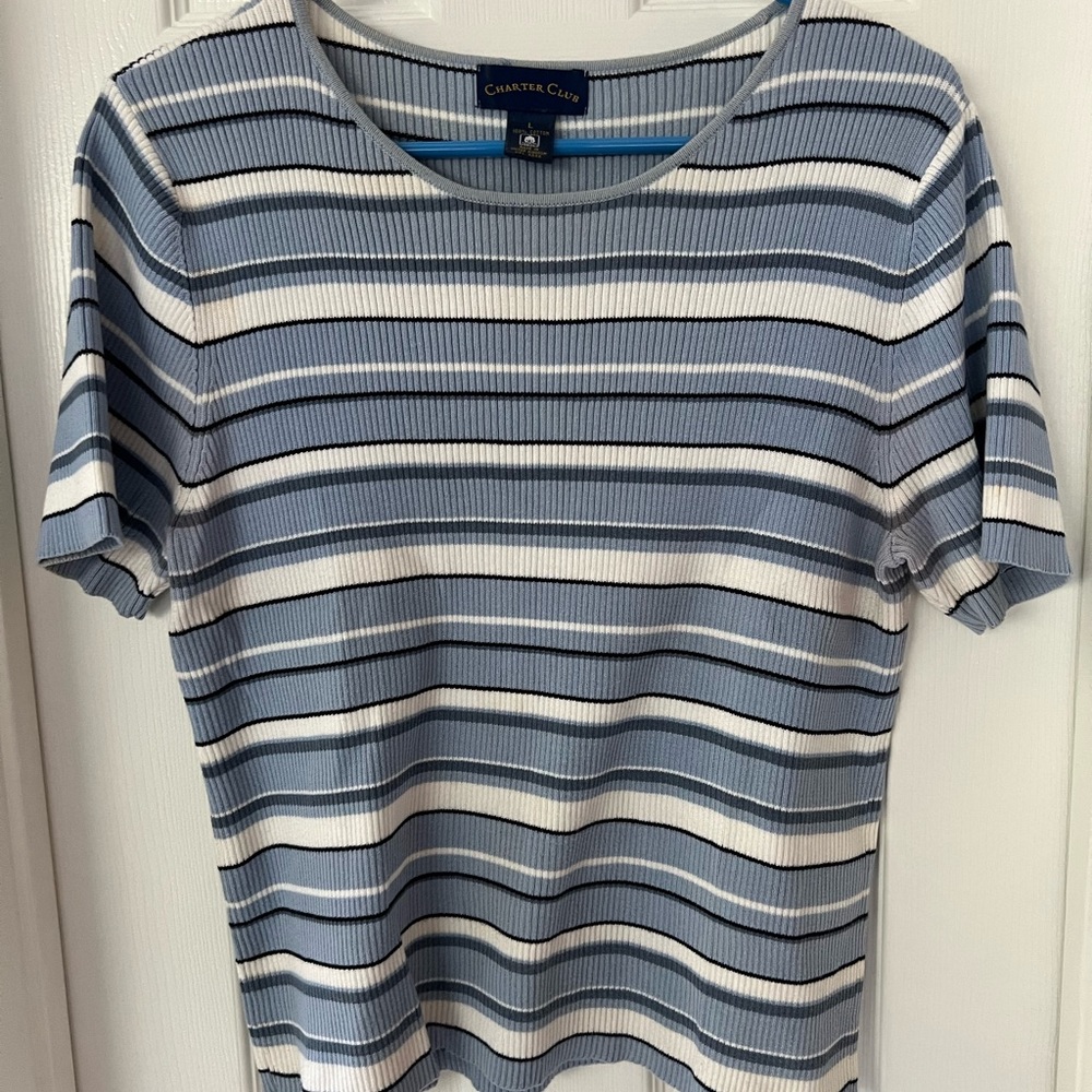 Charter Club Striped Sweater